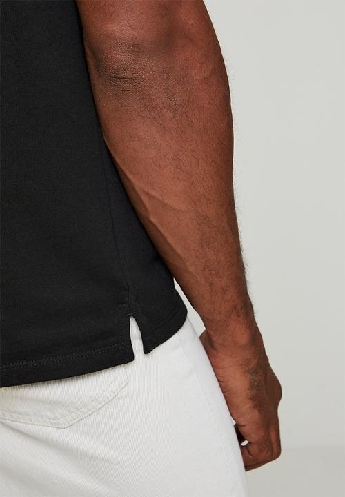 Pringle of Scotland - Roy Embroidery Tee - Black
