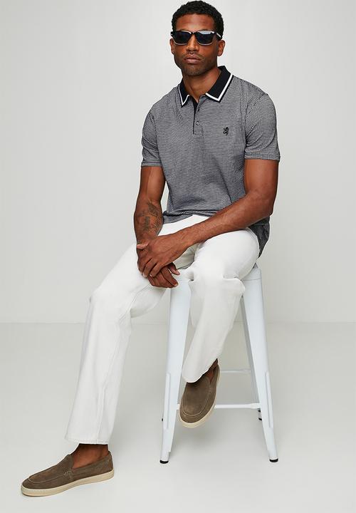 Pringle of Scotland - Mark Jacquard Golfer - Black