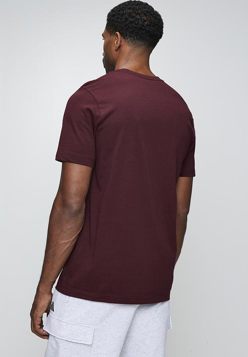adidas Performance - SL SJ Embroid logo Tee  - Shadow red