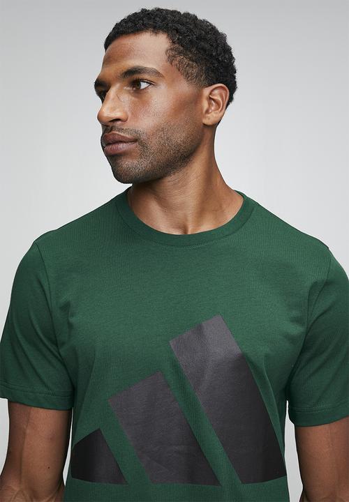 adidas Performance - Big Logo SJ Tee - Collegiate Green / black