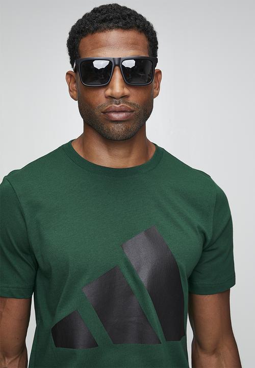adidas Performance - Big Logo SJ Tee - Collegiate Green / black