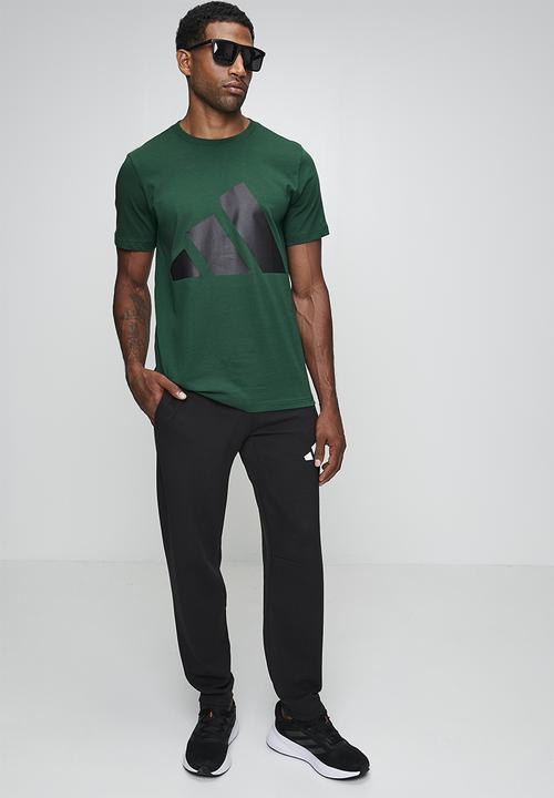 adidas Performance - Big Logo SJ Tee - Collegiate Green / black