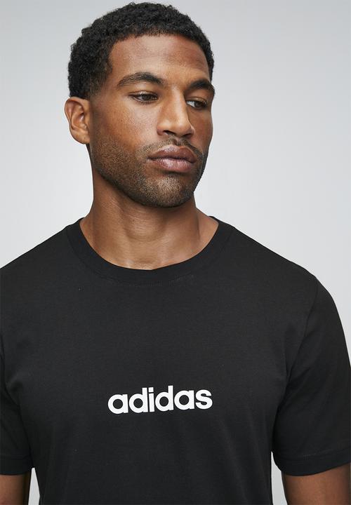 adidas Performance - Linear SJ Tee  - black/white