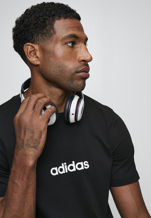 adidas Performance - Linear SJ Tee  - black/white