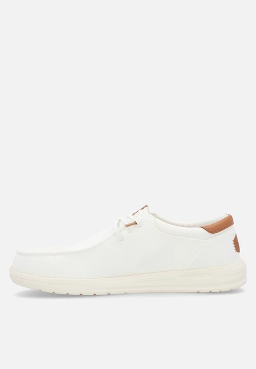 Hey Dude - Paul Canvas - White