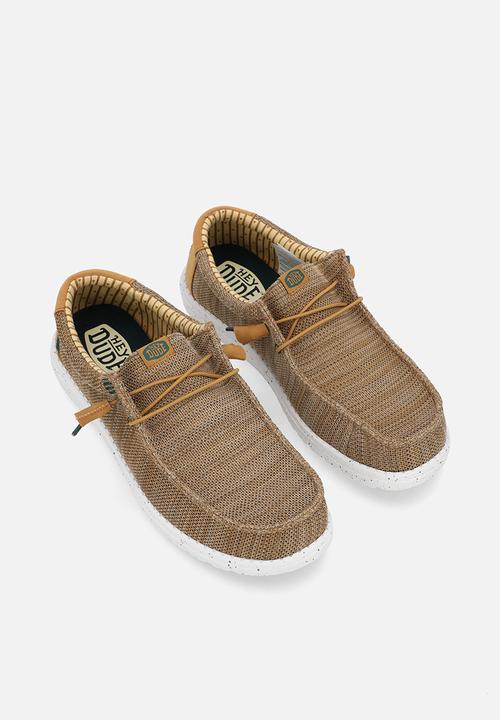 Hey Dude - Wally Stretch Sox - Bone Brown/Multi