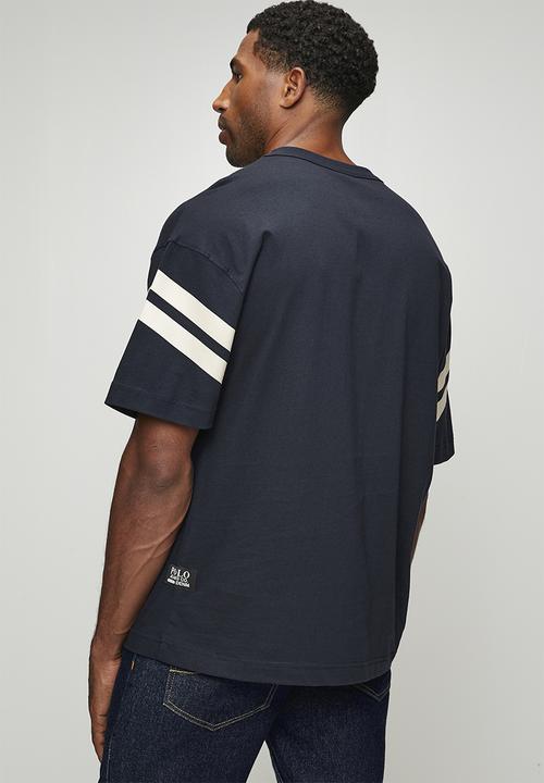 POLO - Bheki Pjc Short sleeve Stripe Logo Tee - Navy