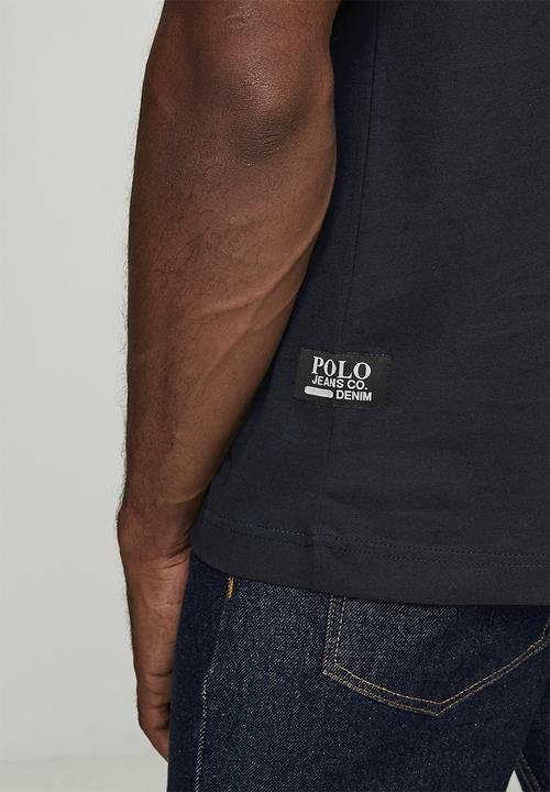 POLO - Bheki Pjc Short sleeve Stripe Logo Tee - Navy