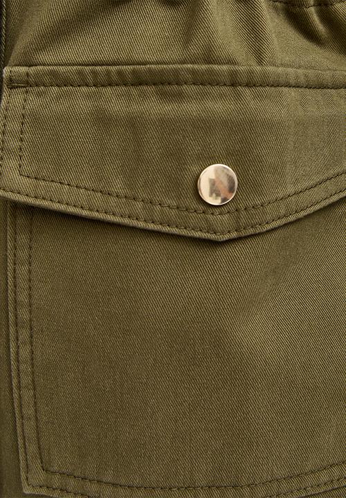New Look - Poppy shacket - light khaki