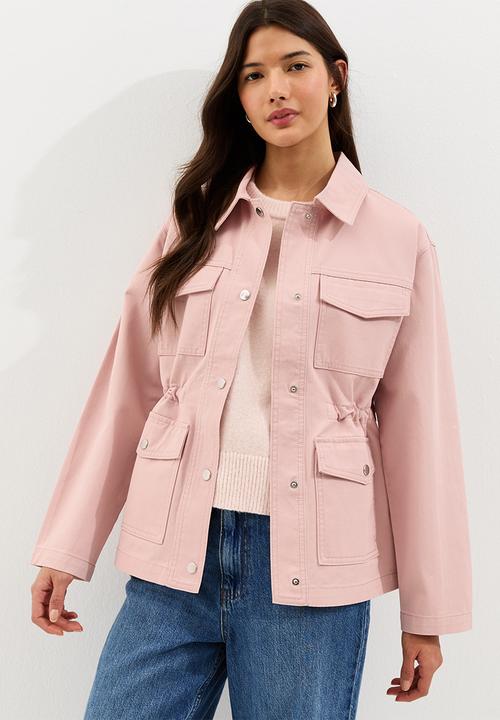 New Look - Poppy shacket - pale pink