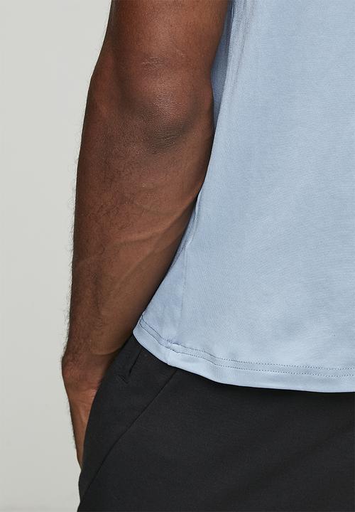POLO - Karabo Sport Short sleeve Printed Tech Tee - Light Blue