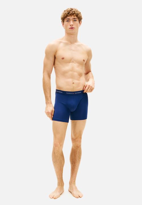 Tommy Hilfiger - 3P Boxer Brief Dtm - Nob Blu/Brsk Blu/Prp Nvy
