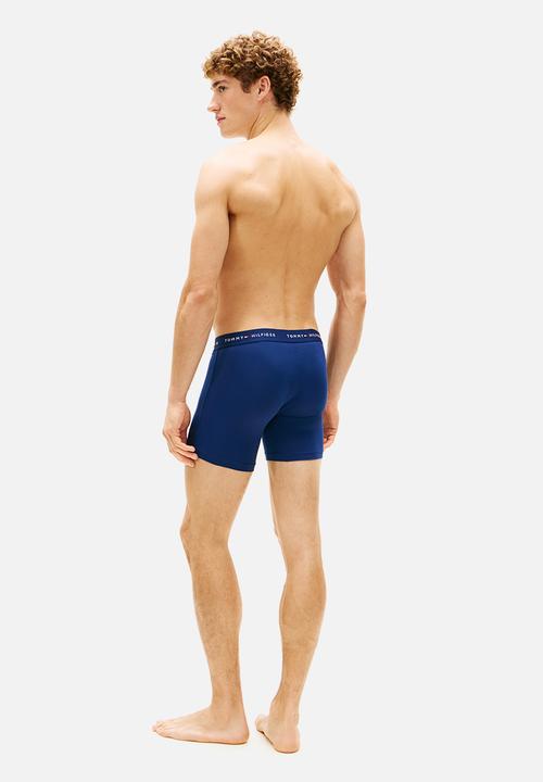 Tommy Hilfiger - 3P Boxer Brief Dtm - Nob Blu/Brsk Blu/Prp Nvy