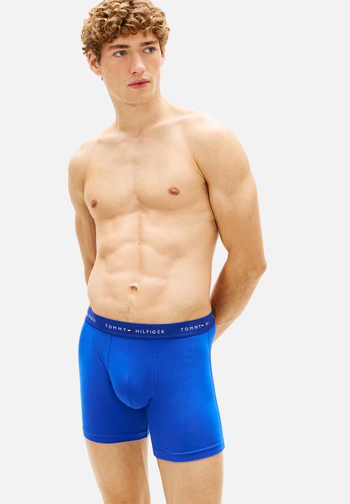 Tommy Hilfiger - 3P Boxer Brief Dtm - Nob Blu/Brsk Blu/Prp Nvy