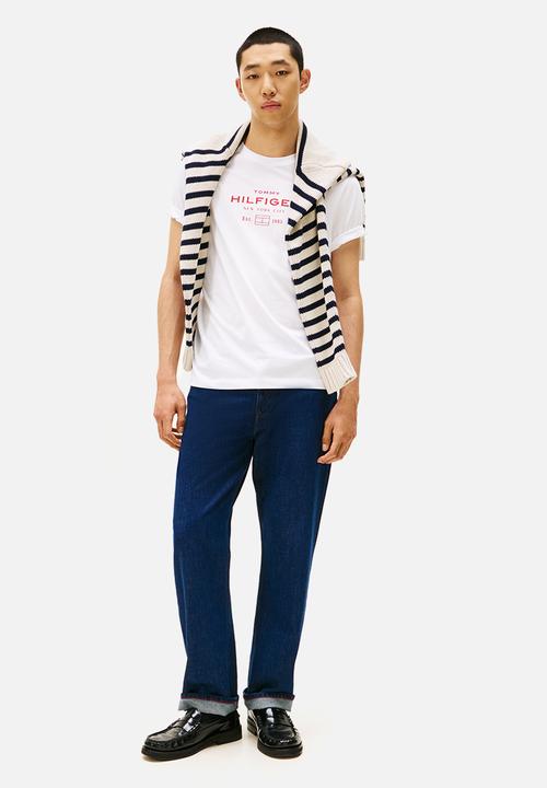 Tommy Hilfiger - Hilfiger Stack Graphic Tee - White
