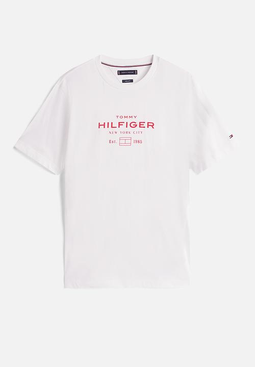 Tommy Hilfiger - Hilfiger Stack Graphic Tee - White