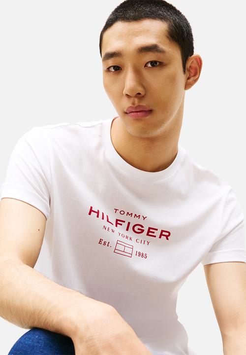 Tommy Hilfiger - Hilfiger Stack Graphic Tee - White