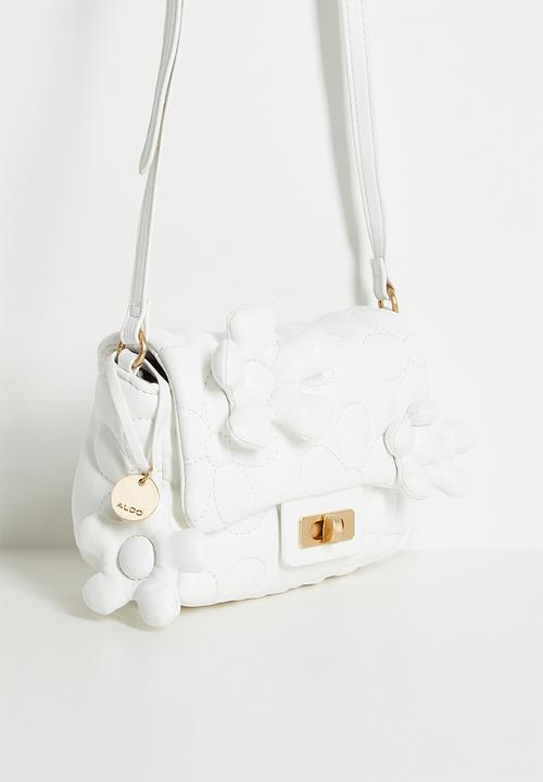 ALDO - Fflowerpuffy shoulder bag - white