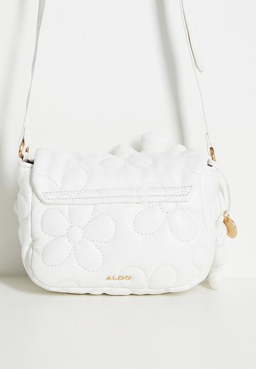 ALDO - Fflowerpuffy shoulder bag - white