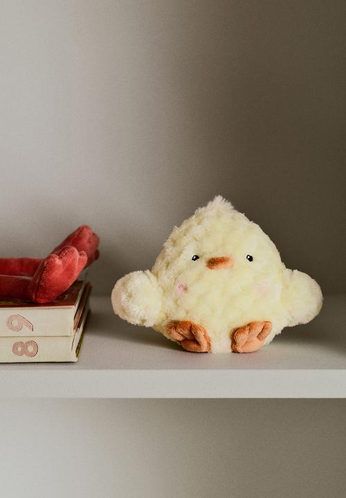 Chicken soft toy - light yellow