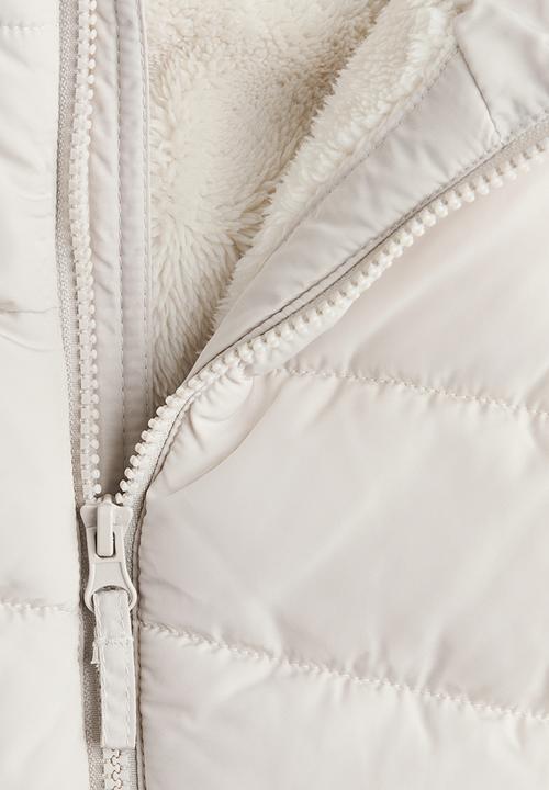 H&M - Pile-lined snowsuit - white