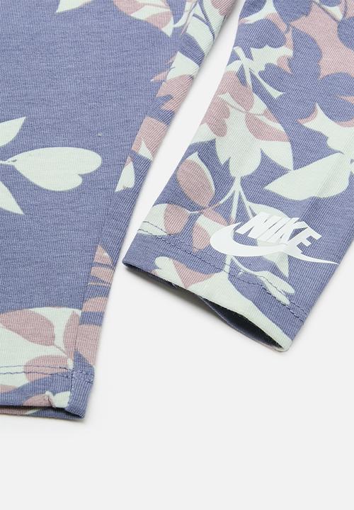 Nike - Nike printed club legging set - world indigo