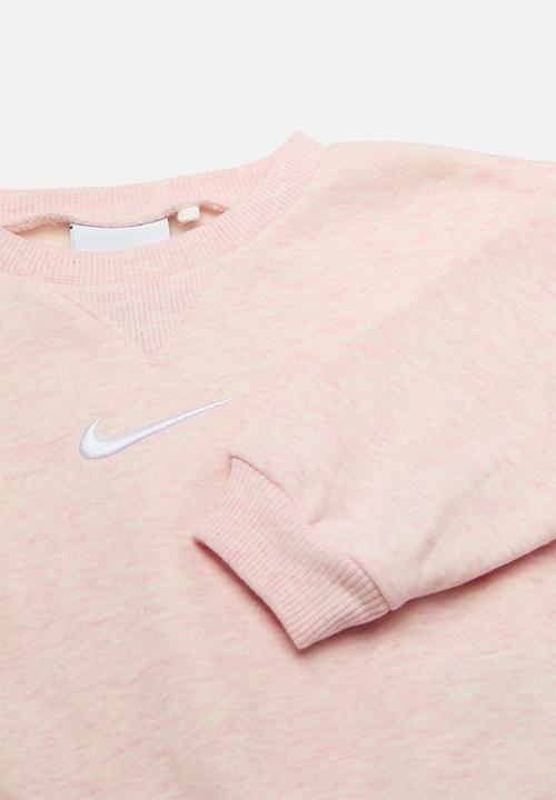 Nike - Nike essential fleece crew set - pink foam heather