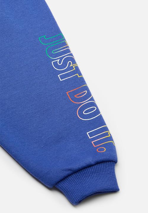 Nike - Nike all-over print reveal tee and pants set - comet blue
