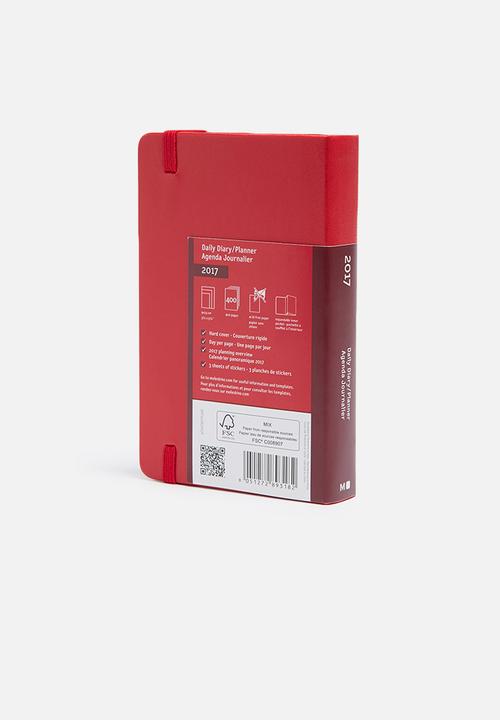 Moleskine - 2017 A6 Daily pocket planner