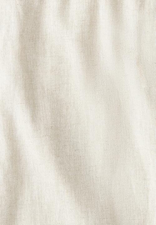 H&M - Regular fit linen-blend trousers - beige