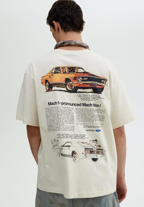 H&M - Loose fit T-shirt - cream/ford