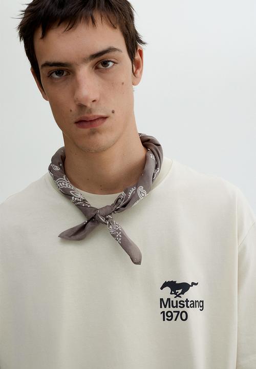 H&M - Loose fit T-shirt - cream/ford