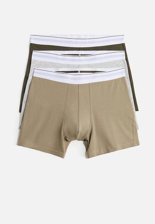 H&M - 3-Pack mid trunks with lycra® - multi