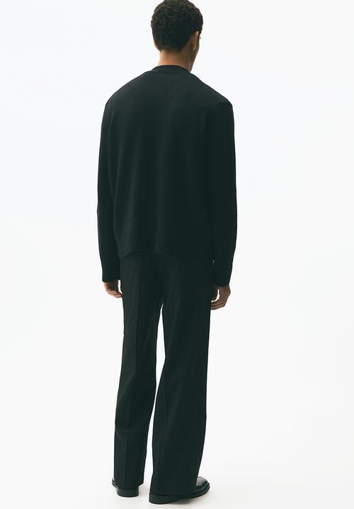 H&M - Regular fit brushed cardigan - black
