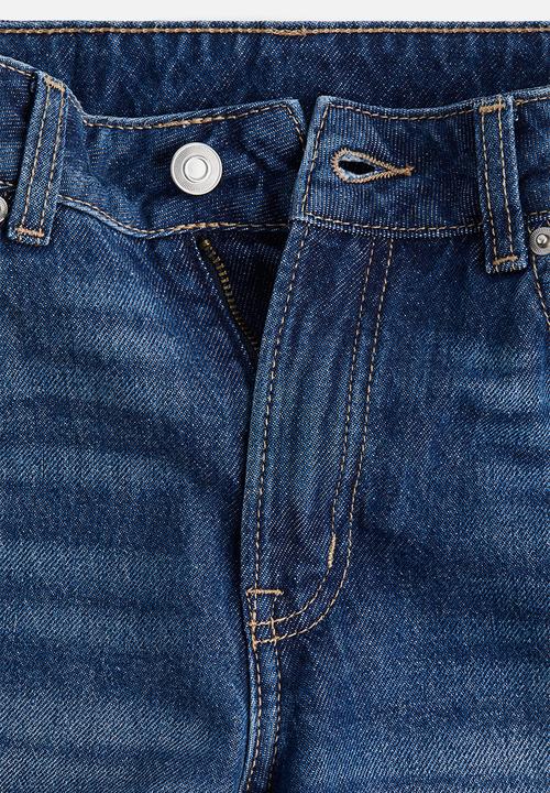 H&M - Wide high jeans - denim blue