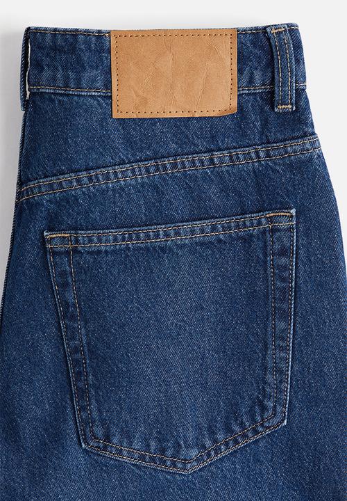 H&M - Wide high jeans - denim blue