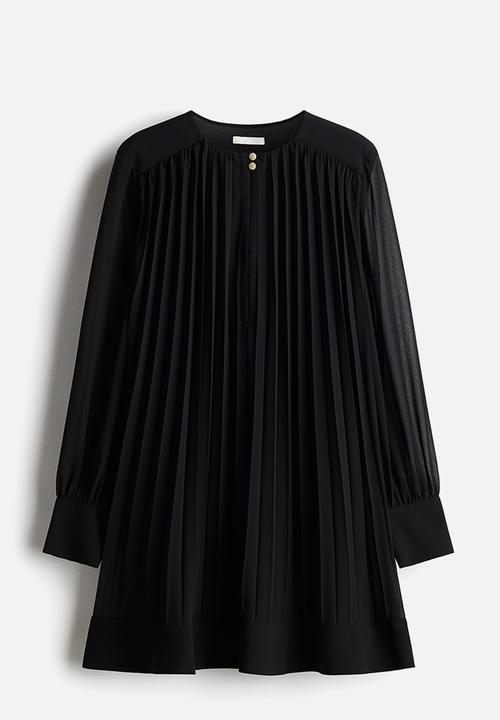H&M - Pleated dress - black