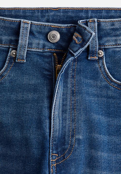 H&M - Flared high jeans - dark denim blue