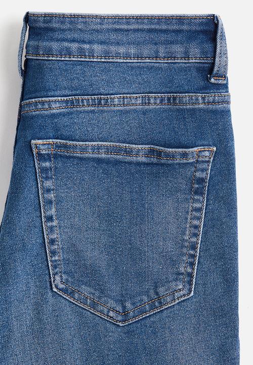 H&M - Flared high jeans - dark denim blue