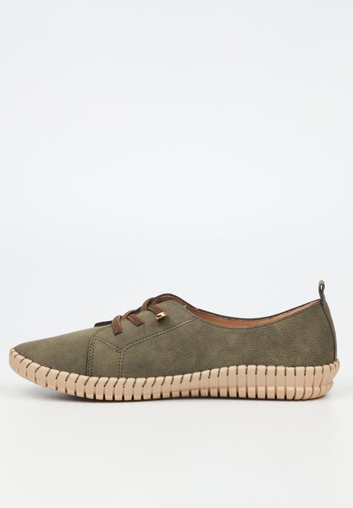 Butterfly Feet - Dayna 1 slip-on - olive