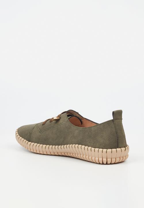 Butterfly Feet - Dayna 1 slip-on - olive
