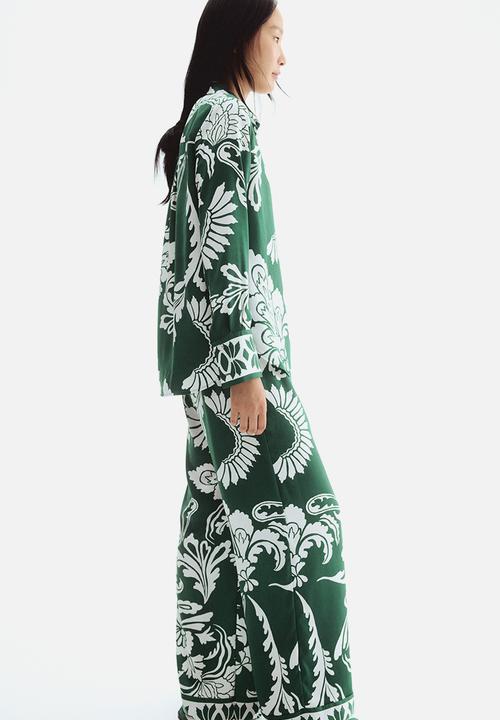 H&M - Patterned shirt - green/patterned