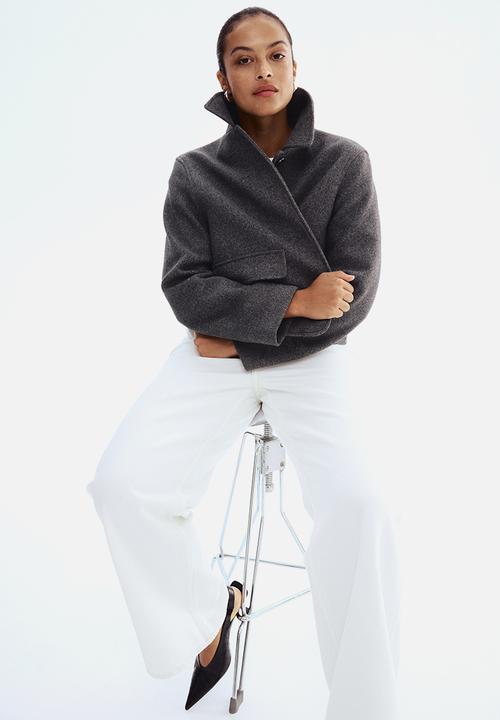 H&M - Collared jacket - dark grey