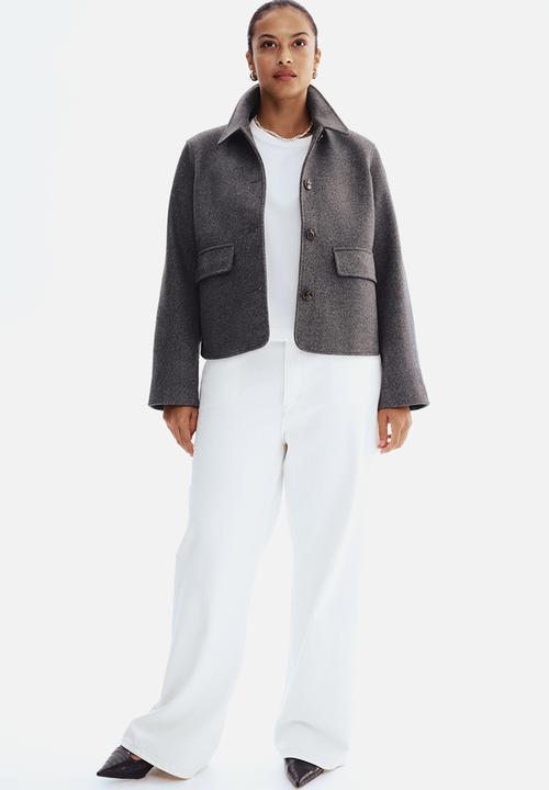 H&M - Collared jacket - dark grey