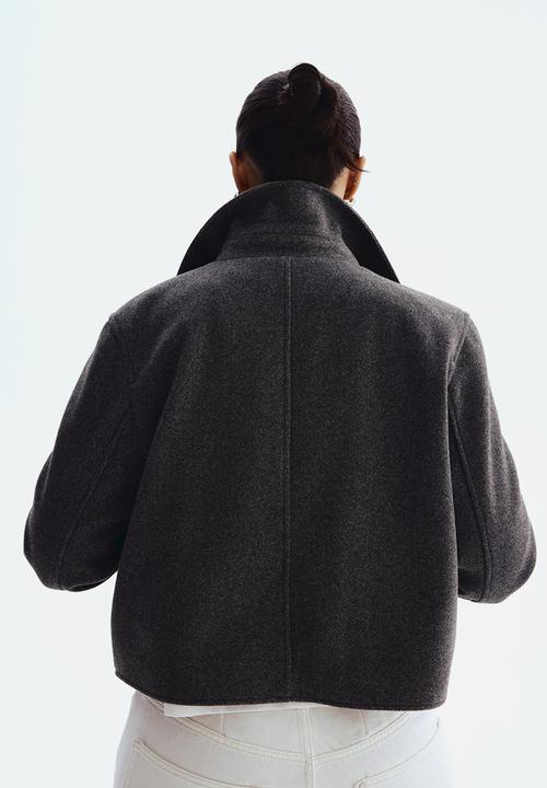 H&M - Collared jacket - dark grey