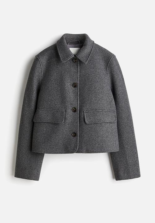 H&M - Collared jacket - dark grey