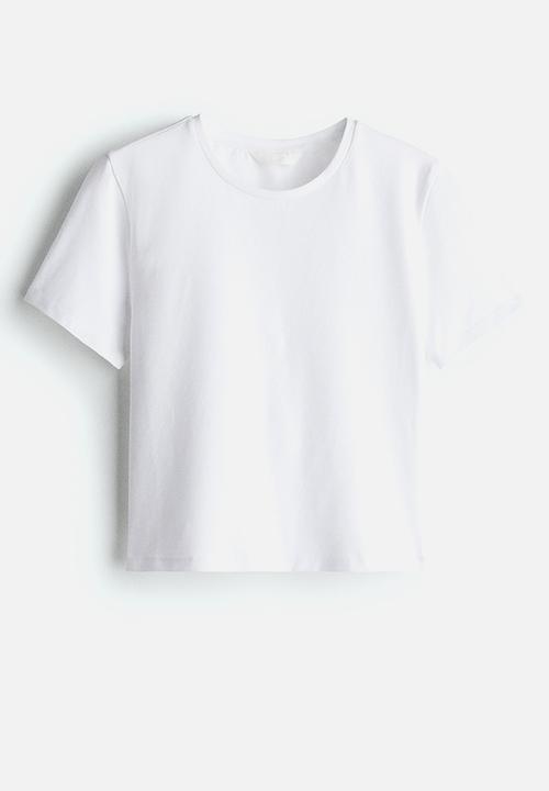 H&M - Short T-shirt - white