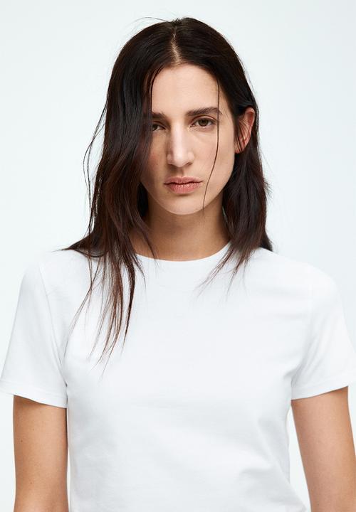 H&M - Short T-shirt - white