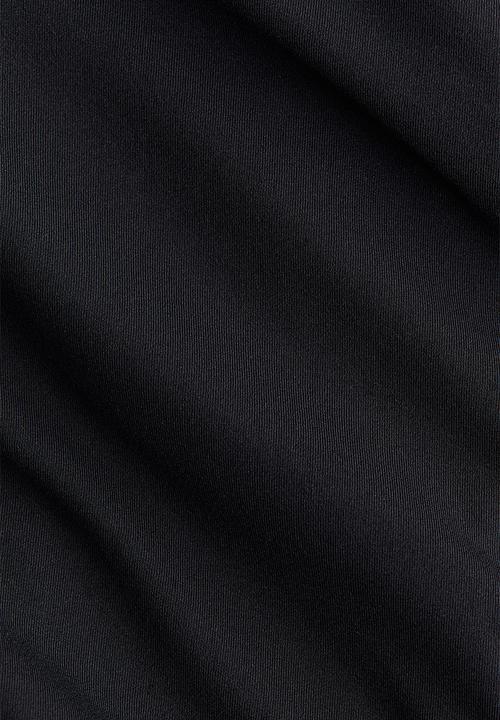 H&M - Short-sleeved microfibre body - black