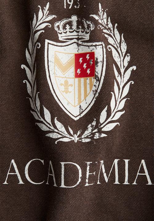 H&M - Printed sweatshirt - brown/milano